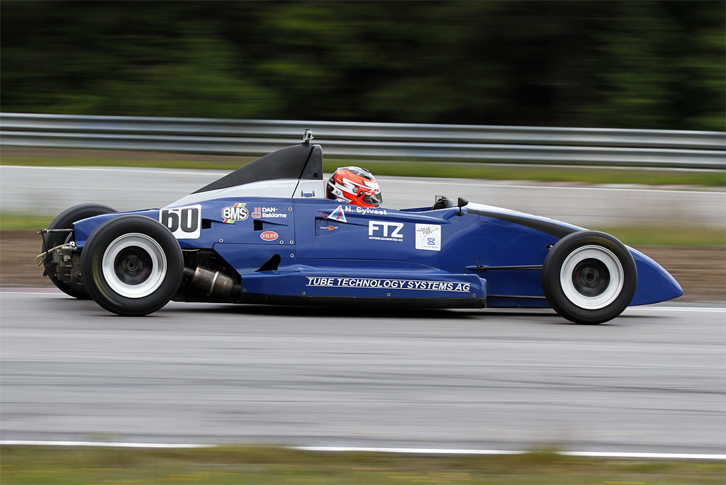På Karlskoga sikrede Nicolai Sylvest sig sølv i NM i Formel Ford 1600 Duratec
(Foto: Bengt-Åce Gustavsson)